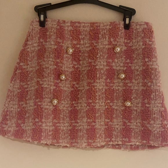 LoveShackFancy Pink Gibson Skirt - Picture 3 of 5